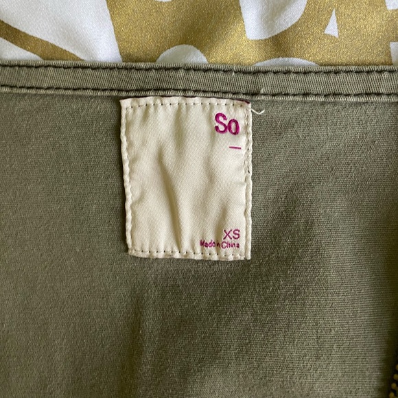 Olive Zip-Up Front Romper - Picture 4 of 12